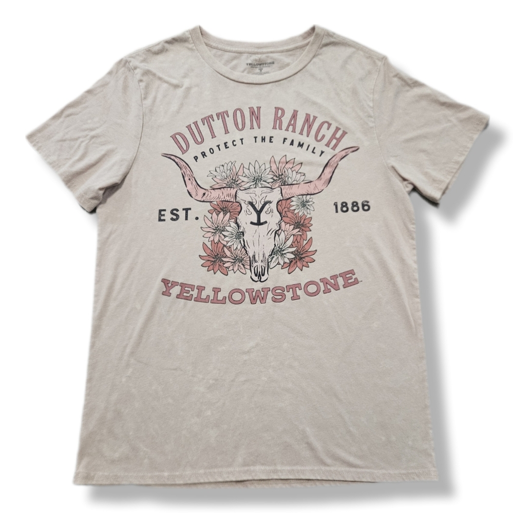 Womens Medium Yellowstone Dutton Ranch Tshirt